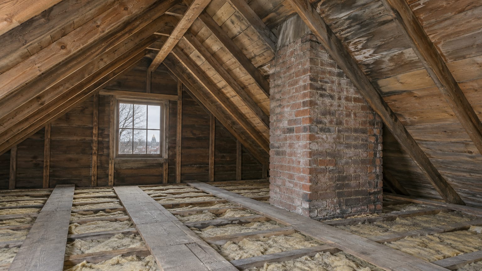 Attic Mold Remediation in Trenton, NJ: Old Roofs, Old Insulation and Houses That Sat Empty
