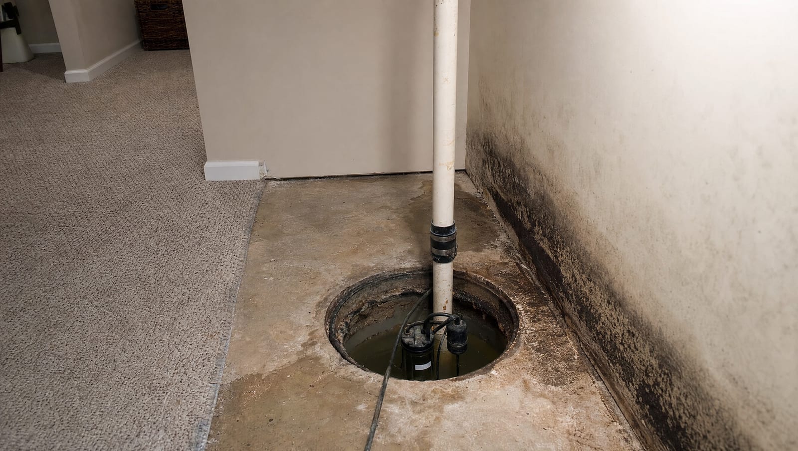 Sump, Slab, and Shared Drainage: Basement Mold Across Three Kinds of Home in Princeton Junction, NJ