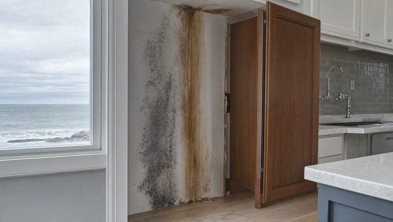 Dark Mold in a Deal, NJ Shore Home: Diagnose the Moisture, Not the Color