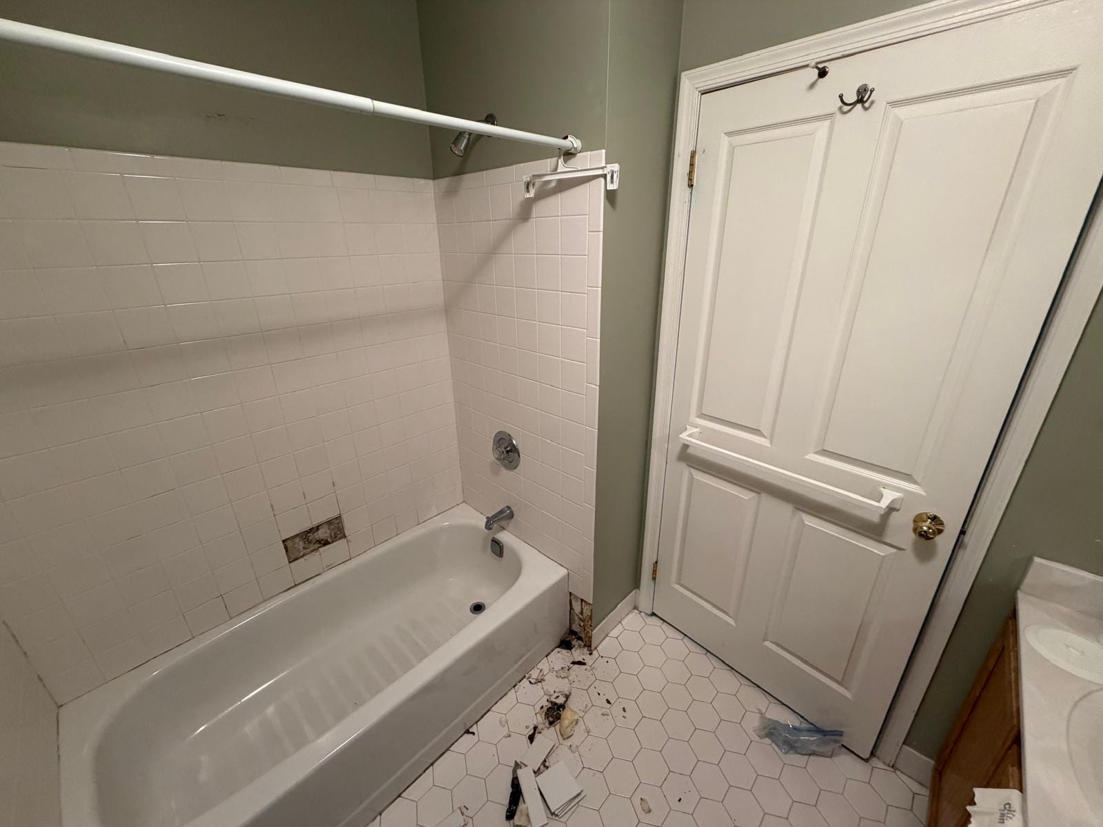 Princeton Bathroom Remodeling 1, Shower, before
