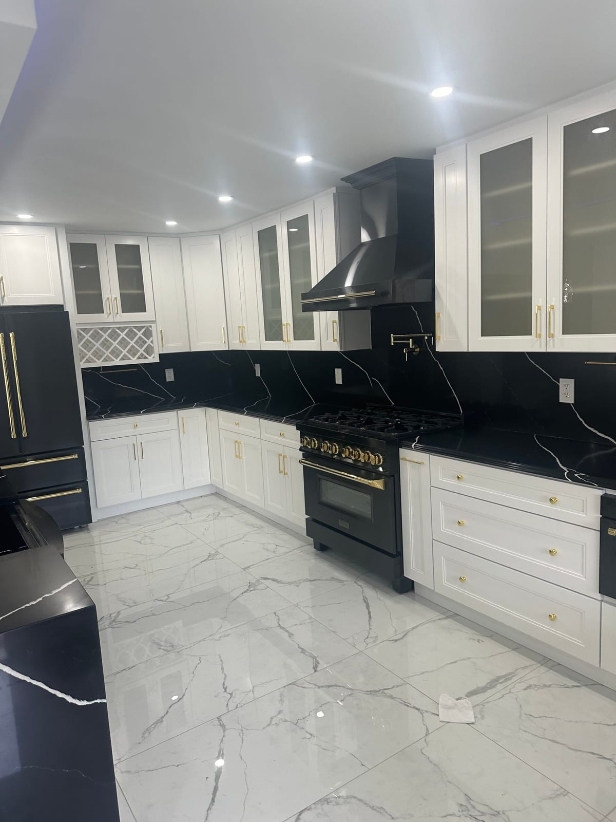 Princeton Kitchen Remodel Expanded View of Custom Cabinetry