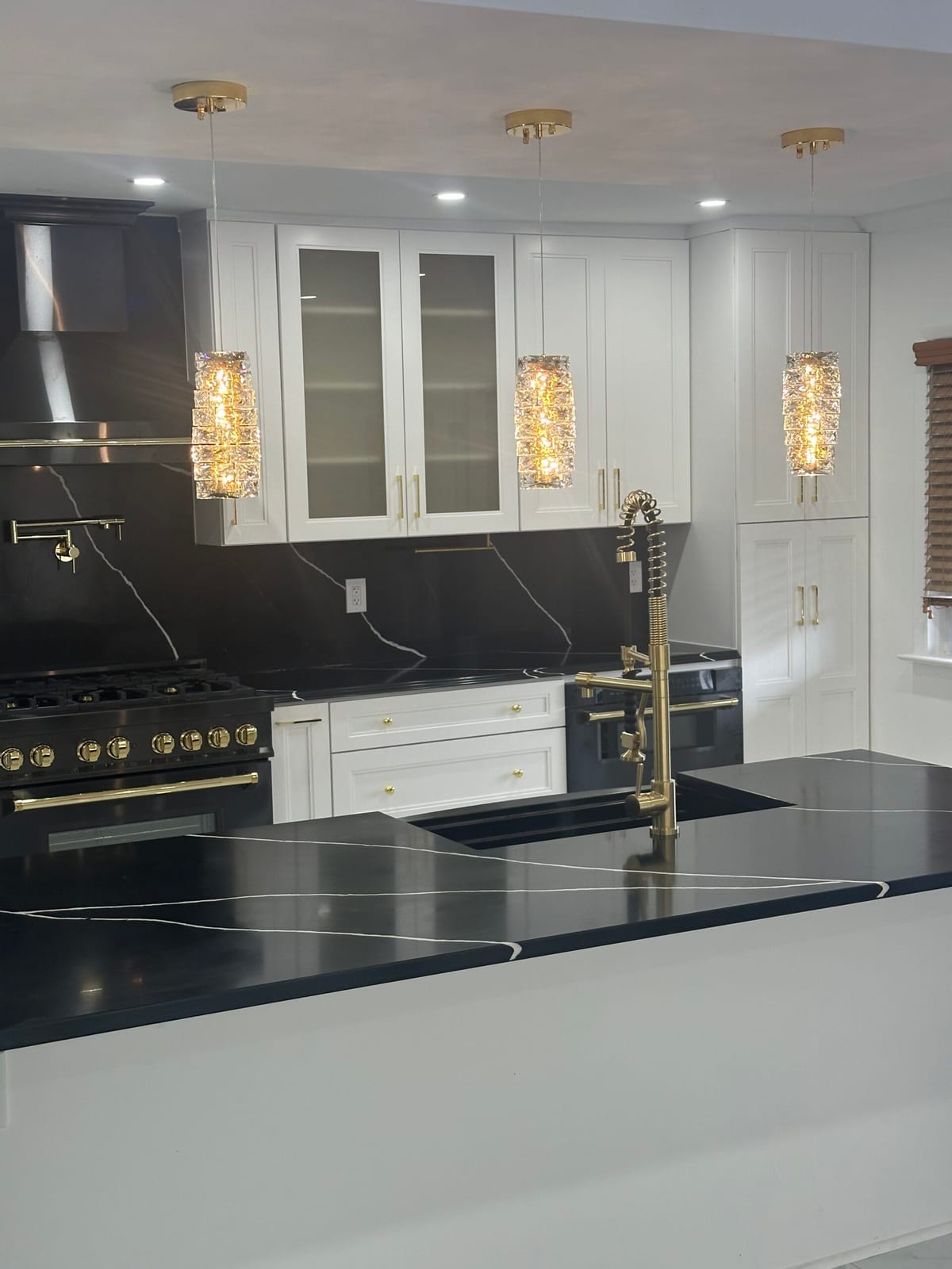Princeton Kitchen Transformation Modern White Cabinetry